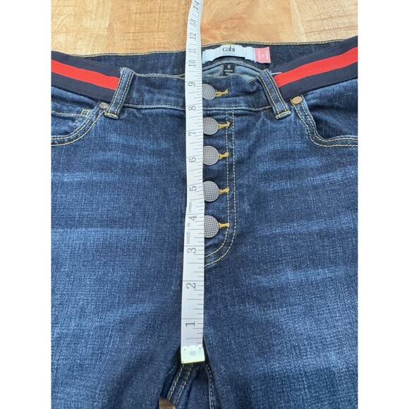 Cabi Women's High Rise Button Fly Simone Skinny Jean Dark Wash Denim Size 6 - Picture 8 of 9